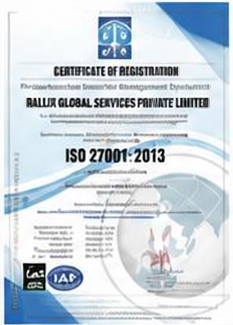 ISO 27001 registration